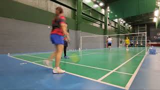 MONCHING CRYSTAL Takes on MJ KATH in EPIC Badminton Showdown!