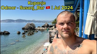 Dan odmora u Bar_Susanj 🇲🇪 - Kupanje i Odmaranje | Avgust 2024