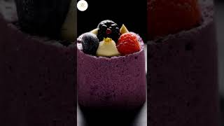 Mousse dessert with fresh berries | Chocolate Dessert Cake #youtubeshorts #shorts #cake