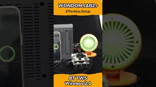 Bluetooth TWS Wireless 2.1 Audio Setup with WONDOM JAB2+