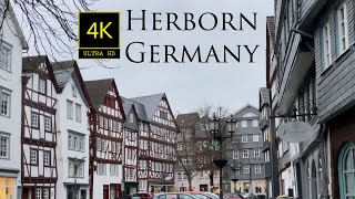 Herborn Walking tour | Walk 4k | Travel Guide | Sightseeing Germany walkthrough Old Town City Center