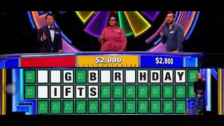 Really? Come on!!! Groans.🙄 Timed Out on the last Triple Toss Up on Wheel of Fortune 10/13/23.