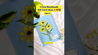 DIY Giftcard Ideas for friends|Handmade Gift Card|#shorts #shortsvideo #youtube #art #diy #giftcards