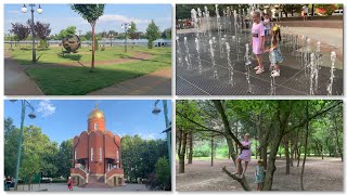 Микрорайон «Юбилейный» 🌇гуляем по парку «Рождественский» 🌳и набережной