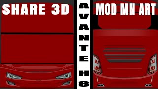 3D AVANTE H8 MOD MN ART