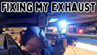 DIY Mig Welding repair for my Exhaust system.