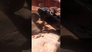 Polaris Turbo R takes on Rocker Knocker in Moab #moab #offroad #polaris #utv #turbo #offcamber #sxs