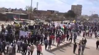 Syria Al Kamishli Al Hasakah Antria demonstrations Friday and preached the patient