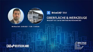 BricsCAD BIM   Oberflaeche und Werkzeuge (1)