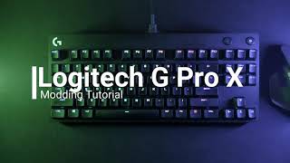 Logitech G Pro X (Clicky Blue Switch) - Stock vs. Lubed - Modding Tutorial