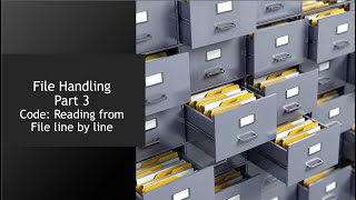 Code to read from file line by line - File Handling C++ - Part 3