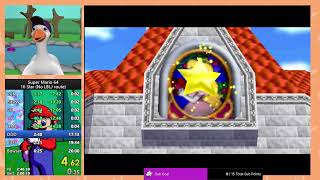 GOTTA GO FAST!! 👟🦆🥇 | IS THAT A GOOSE? 👀🦆 | SM64 16 Star| 🐔🐻🐹 Come join the gaggle! 💫