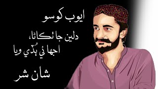 Dilin Jaa Thikana Ajhaa E Budi Waya | Ayoob Khoso | Recited By Shan Shar