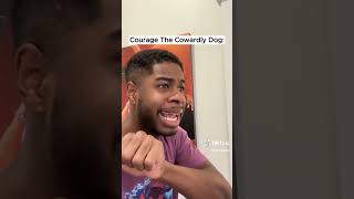 If courage the cowardly dog was a sitcom #funny #cartoonnetwork #horrorshorts #blackpeople