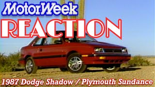 1987 Dodge Shadow and Plymouth Sundance (Reaction) Motorweek Retro Review