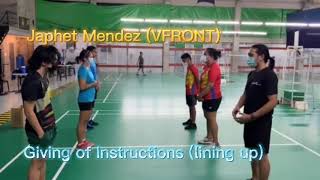 PSI Badminton Sports Specifics Level 1 Coach Video (Coach Jahpet Mendez)