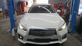 Infiniti Q50 VR30DDTT как отремонтировать турбины. Демонтаж двигателя