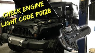 2012-2016 Jeep Wrangler / Cherokee - Thermostat Replace P0128 Code