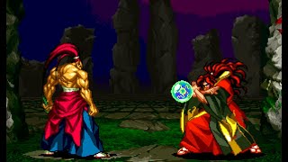 Samurai Shodown III: Genjuro playthrough lvl-8 【60fps】