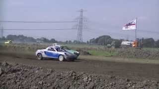 [Europokal] Autocross Hoogkerk 2013. Klasse 2 zondag. Wedstrijd 39, Halve finale