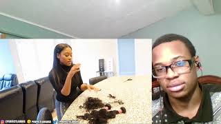 CUTTING UP MY GIRLFRIEND HAIR PRANK!!! PRANK WARS