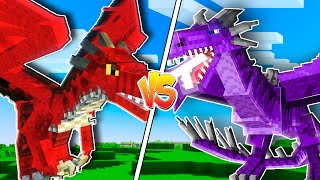 ROYAL RED VS LIGHTNING DRAGON | Minecraft MOB BATTLE | WYRMROOST VS ICE & FIRE