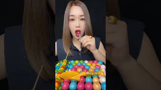 Emoji sweets candy overload ASMR mukbang adventure #shorts