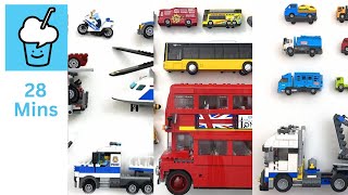 Different Bus Truck Police Car Types Reviews with tomica トミカ siku disney lego