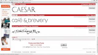 Downloading Fonts