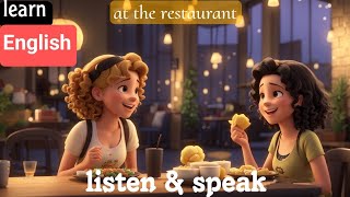 at the restaurant | Improve your English | English Listening Skills-Speaking skills | Daily Life 