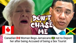 Canadian 🇨🇦 Woman Begs Jamaicans 🇯🇲 not to Chase her from Jamaica 🇯🇲