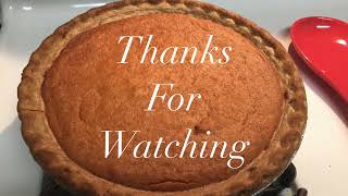 How to make Sweet Potato Pie (quick simple recipe)