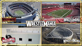 EVERY WWE WRESTLEMANIA STADIUM (1-37) (1985-2021) UPDATED