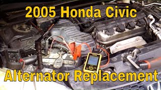 2005 Honda Civic Alternator Replacement