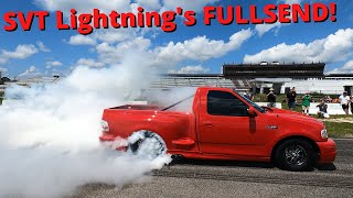 Southeast Ford SVT Lightning Meet - 2021 - Part 3 - Burnouts, Pulls, and More at Rockingham Speedway