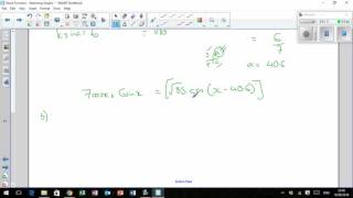 LHS Higher Mathematics - Wave Function 5 - Sketching Graphs