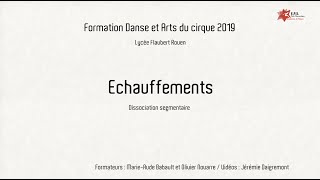 Echauffement Dissociation segmentaire