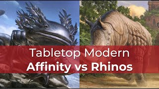 Affinity vs Cascade Rhinos | LCI Modern | MTG