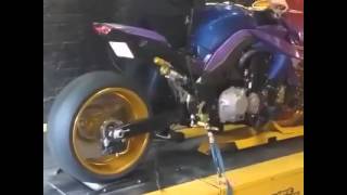 Kawasaki Z1000 TURBO on the dyno