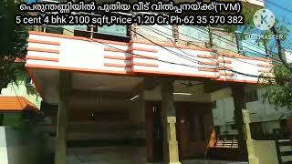 New house for sale at Perunthanni (TVM)Ph-62 35 370 382