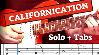 Californication - Solo Cover | Guitar Tutorial With Tabs