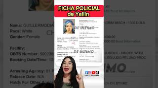 Ficha policial de Yailin la más viral #viral #yailinlamasviral #tekashi69