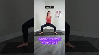 creative variations for goddess pose