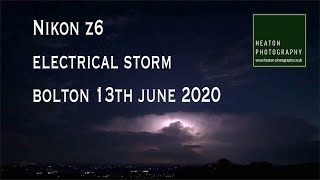 Electrical storm over Bolton on Nikon Z6 - (24-70f4)