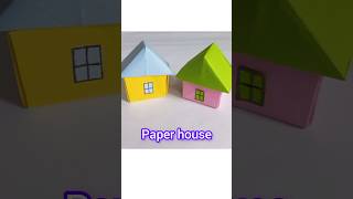 Diy paper house#paper crafts#art and craft with paper#shorts#yt shorts