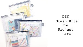 DIY Stash Kits for Project Life