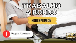 ONDE PROCURAR EMPREGO EM NAVIO DE CRUZEIROS. Vaga no Departamento de Housekeeping.