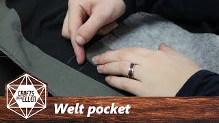 How To Make A Welt Pocket | Sewing Tutorial