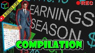 Earnings Season COMPILATION | Day Trading Tips