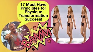 17 Must Have Principles For Physique Transformation!